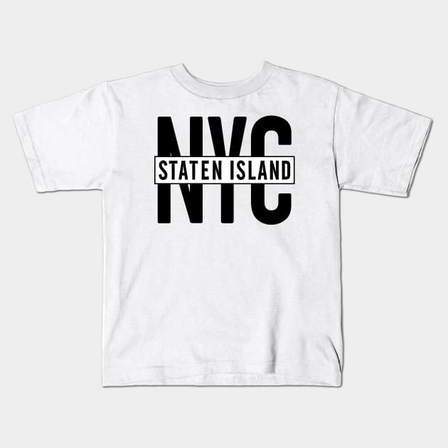 Staten Island Kids T-Shirt by colorsplash